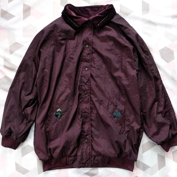 Boho Velvet Floral Reversible Parka Jacket Long Cardigan Coatigan Vintage M - Picture 7 of 8